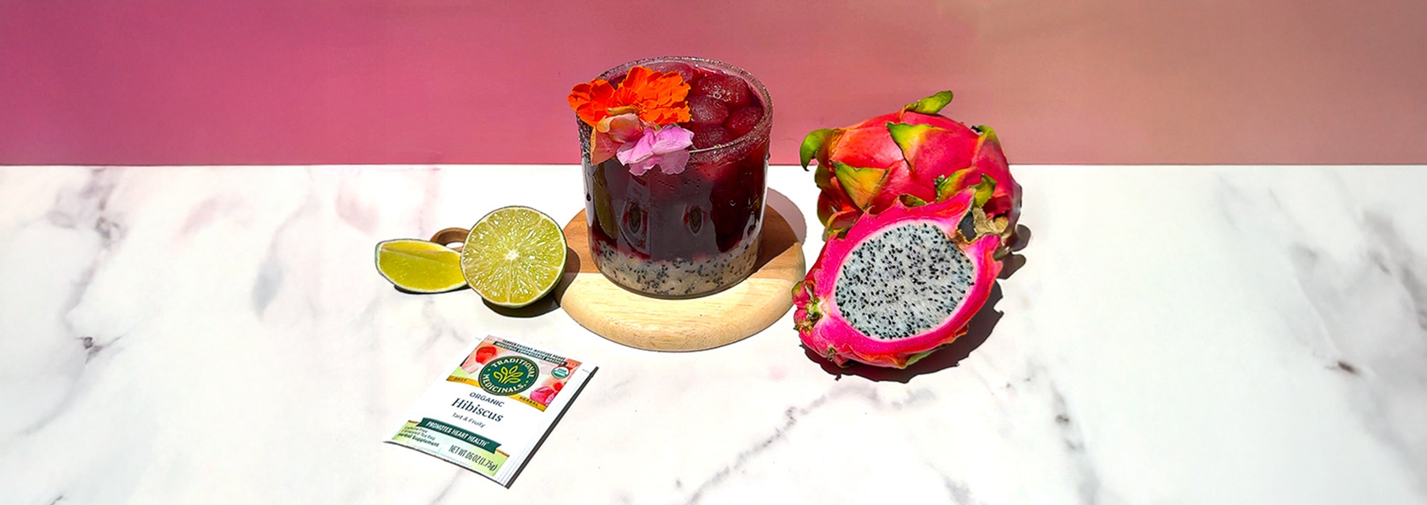 Dragonfruit Hibiscus Coconut Glow