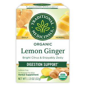 Lemon Ginger Tea packaging box View 1