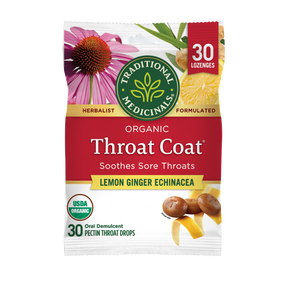 Throat Coat® Lemon Ginger Echinacea Lozenges View 1