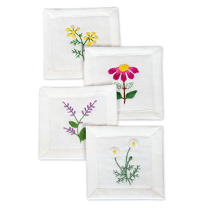 Handmade Coasters from India, Set of 4 View 1